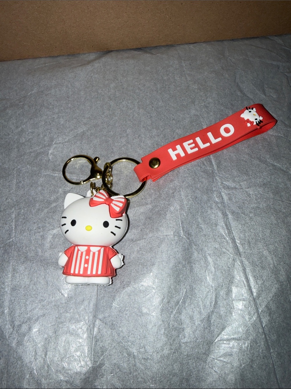 Hello Kitty Orange and White Keychain Bundle 2/$5
